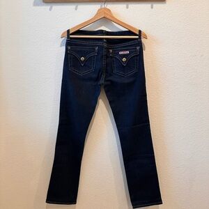 Hudson Jeans Dark Blue Low Rise Straight Leg Jeans Size 27